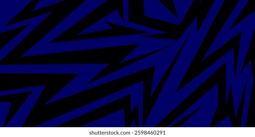Abstract black and white background with spikes and zigzag line pattern. eps 3