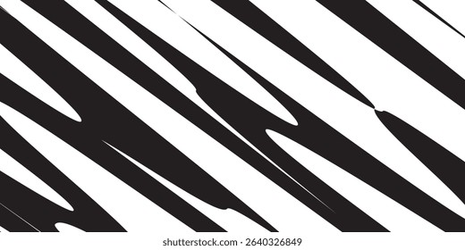 Abstract black and white background with spikes and zigzag line pattern. vector modern. illustration eps10
