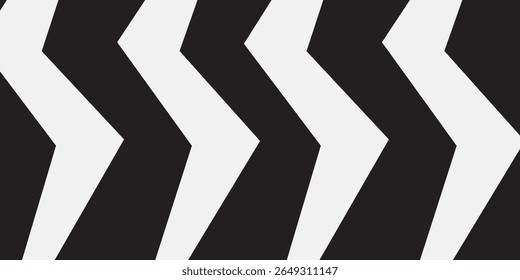 Abstractas fondo blanco y negro con picos y patrón de línea en zigzag