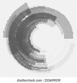 Abstract black and white background. Vector Logo element