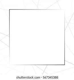 Abstract black and white background vector.