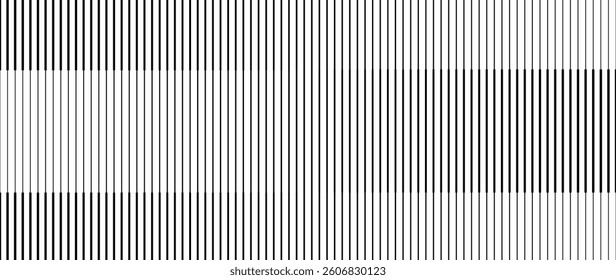 Abstract black and white blend line art background vector. Wallpaper design with wavy line in motion. Illustration for banner, packaging, social media, ads.