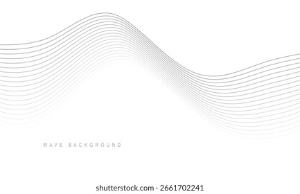 abstract black white blend wave line design.