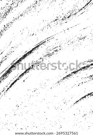 Abstract Black White Chalk Grunge Texture with Diagonal Strokes