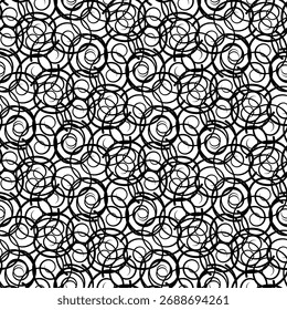 Abstract black and white chaotic grunge background