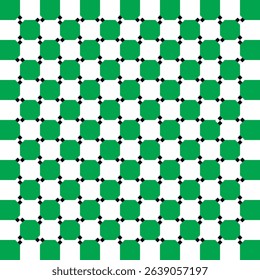 Abstract black white checkered pattern. Concentric squares creating an optical illusion, geometric design. Ideal for backgrounds, textures, or modern art concepts - Powered by Shutterstock - Get 15% off with code: PIKWIZARD15