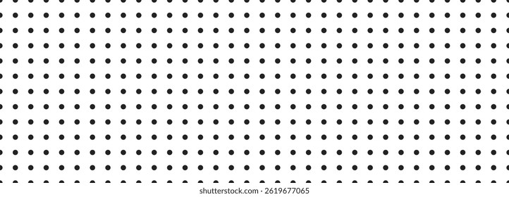 abstract black white circle. geometric polka dot texture background. retro styled pattern. vintage textile.
