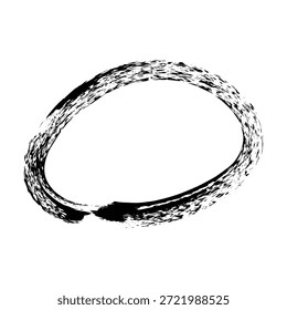 Vetor círculo preto e branco abstrato