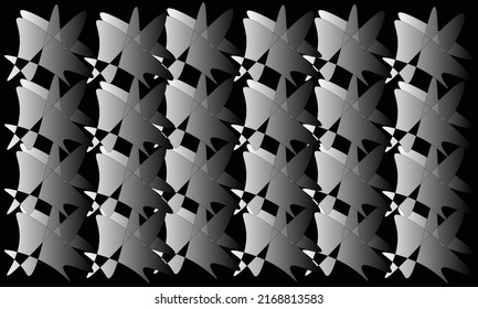 abstract with black and white color pattern