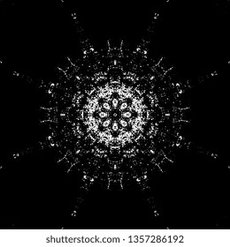 Abstract Black and White Decoration