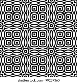 Abstract black and white decorative pattern background vector illustration