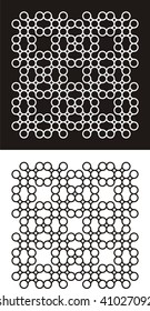 Abstract black & white design