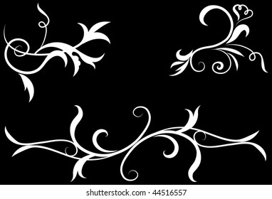 Abstract Black and White Design Pattern  Original Vector Illustration Black and White Design Pattern