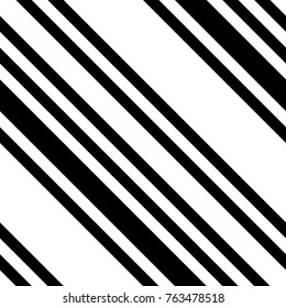 Resumen Patrón transparente diagonal negro y blanco rayado, inclinación paralela vectorial, textura de líneas oblicuas