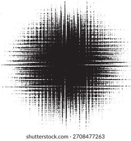 Ruído abstrato preto e branco de falha digital ou textura de grade explosiva