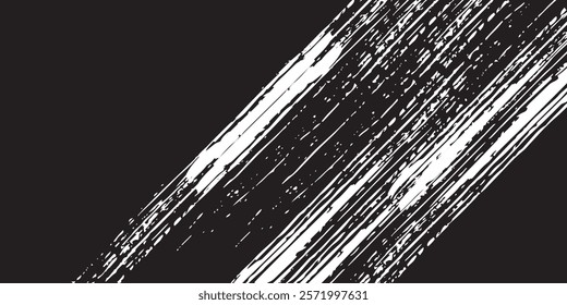 Abstract Black and white Dirty Grunge Background with Halftone Effect. Sports Background with Brush Stroke Illustration