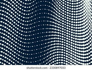 abstract black and white dot pattern background