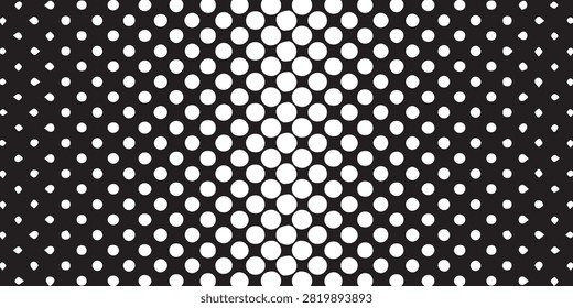 Abstract black and white dot pattern with high contrast and uniform distribution, suitable for backgrounds and graphic design projects.