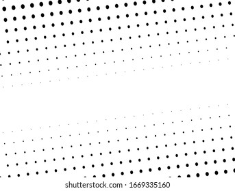 fondo abstracto de puntos en blanco y negro. fondo de diseño de puntos de medio tono de textura. ilustración vectorial
