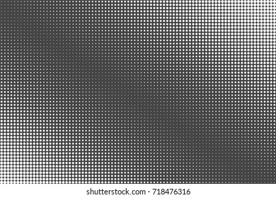 Abstract black and white dots background. Comic pop art style. Vector illustration half tone book design. Light effect. Gradient background with dots . Halftone dots design. 