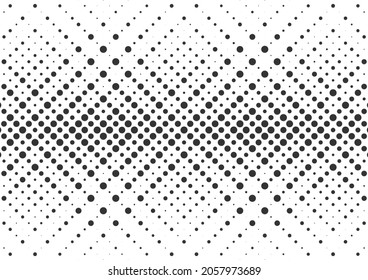 Abstract black and white dots halftone background, Halftone background design