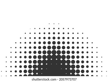 Abstract black and white dots halftone background, Halftone background design