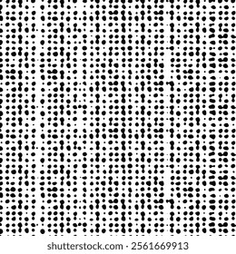 Abstract black and white dotted pattern background.