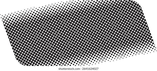 Abstract black and white dotted pattern background