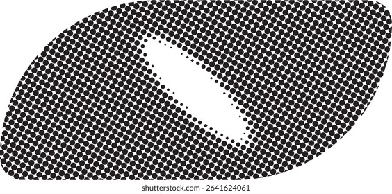 Abstract black and white dotted pattern design