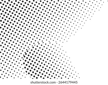 Abstractas fondo de patrón punteado blanco y negro