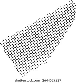 Abstract black and white dotted pattern design