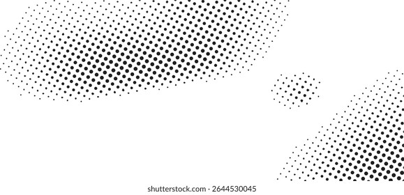 Abstract black and white dotted pattern background