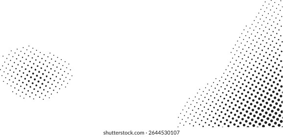 Abstract black and white dotted pattern background
