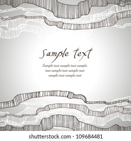 Abstract black and white effect text background with weaves. Template text banner
