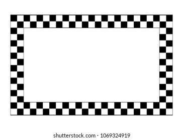 abstract black and white frame