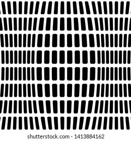 Abstract black and white geometric background. Vector.