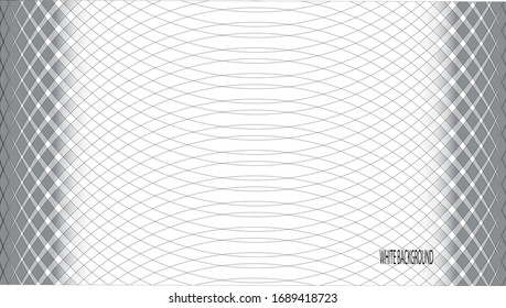 Abstract black white geometric background with circular line pattern