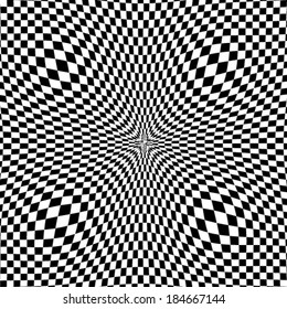 Abstract Black - White Geometric Background. Vector Illustration 