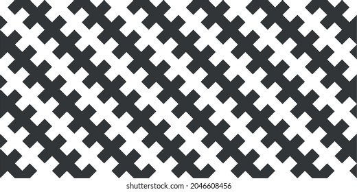 Abstrakte, geometrische Schwarz-Weiß-Hintergrundmuster, Vektorkunst