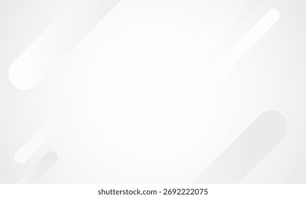 Abstract Black and white geometric background. Dynamic shapes composition vector design