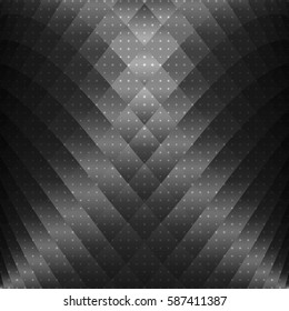Abstract black and white geometric background with stripes. Vector Illustration