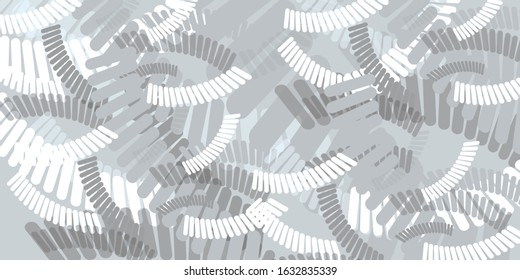 Abstract black and white geometric composition