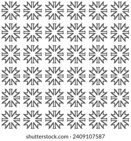 Abstract black and white geometric composition with minimal pattern and repetition.