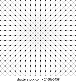 Abstract black and white geometric mosaic background. Vector illustration.