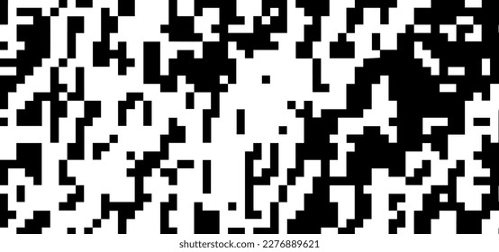 Abstract Black and White Geometric Pattern with Squares.Checkered pattern. Geometric background. Abstract wallpaper of the surface. Print for polygraphy, posters and textiles.