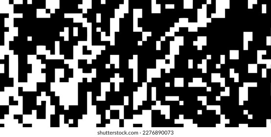 Abstract Black and White Geometric Pattern with Squares.Checkered pattern. Geometric background. Abstract wallpaper of the surface. Print for polygraphy, posters and textiles.