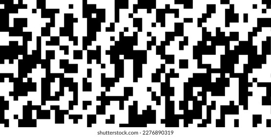 Abstract Black and White Geometric Pattern with Squares.Checkered pattern. Geometric background. Abstract wallpaper of the surface. Print for polygraphy, posters and textiles.