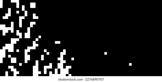 Abstract Black and White Geometric Pattern with Squares.Checkered pattern. Geometric background. Abstract wallpaper of the surface. Print for polygraphy, posters and textiles.