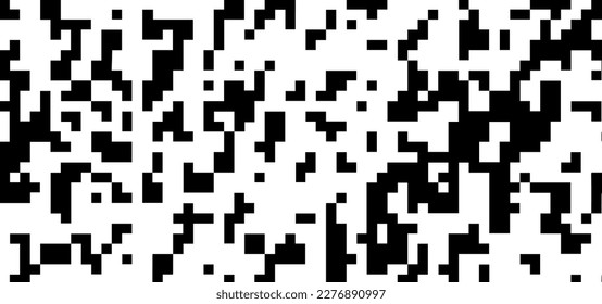 Abstract Black and White Geometric Pattern with Squares.Checkered pattern. Geometric background. Abstract wallpaper of the surface. Print for polygraphy, posters and textiles.