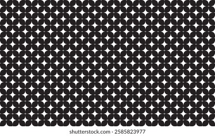 Abstract black and white geometric pattern background